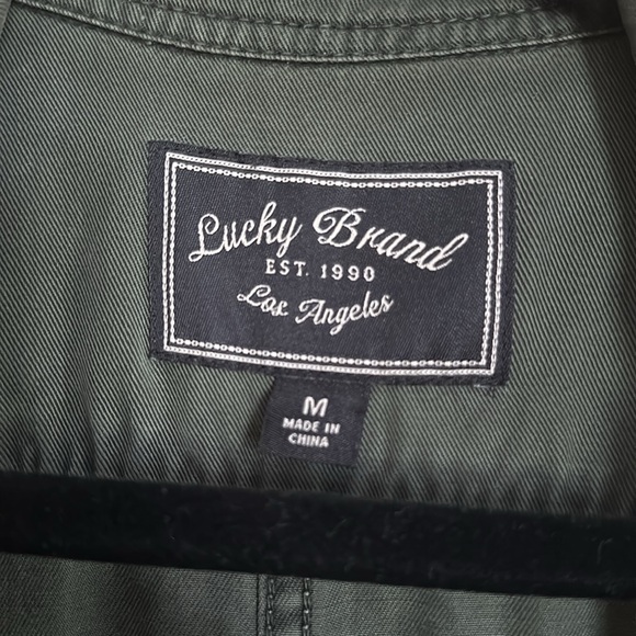 Army green Lucky Brand vest. Lightly worn - Picture 3 of 3